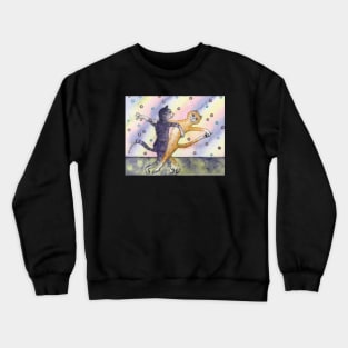 Ballroom cats move so well together on the dance floor Crewneck Sweatshirt